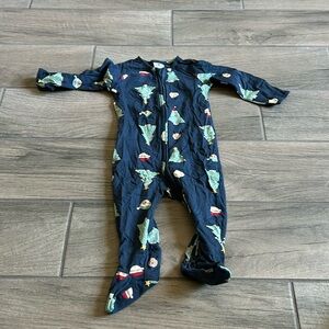 Target organic cotton Christmas footsie pajama onesie